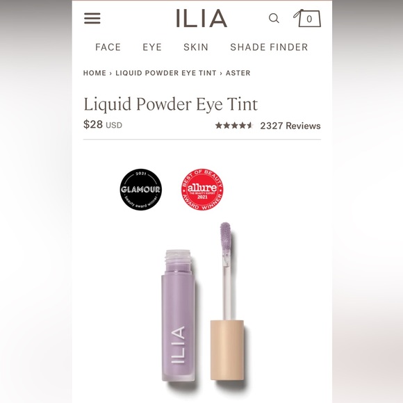 NIB. ILIA. liquid eyeshadow. Aura Color. 3.5ml- Discontinued COLOR! - Picture 6 of 8